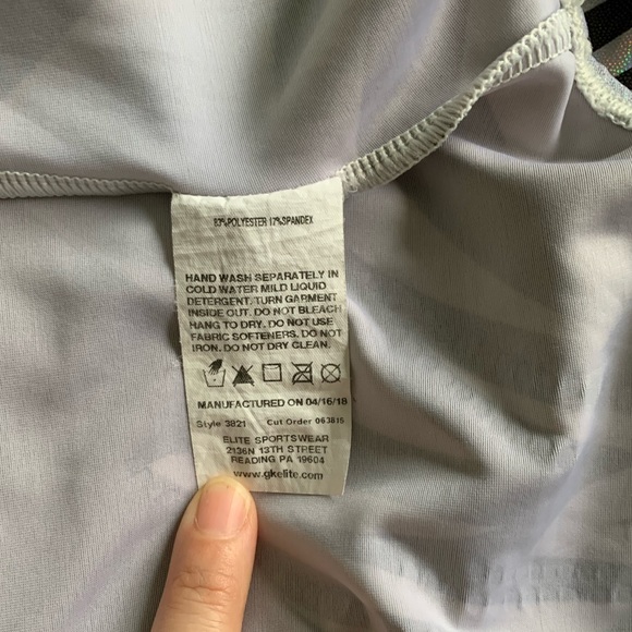 GK Girl’s Leotard - Picture 3 of 4